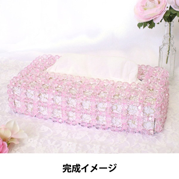 Kit de perles "Couverture de tissus en cristal rose CR-80" Fibre Panami Panami Takagi