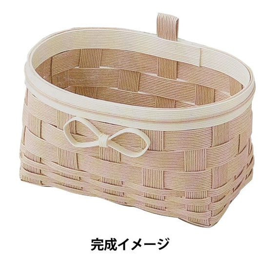 Handwerk Kit "Öko -Handwerk FarbbandKleine Zigaretten-Pastellrosa x Weiß H360-221-1] Hamanaka