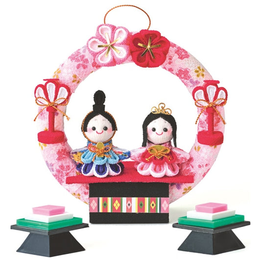 Seasonal festivalHandicraft kit "TsumamizaikuHinamo Hina-sama HM-22 "