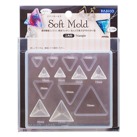 Resin Mold "Soft Mold Triangle 404217" PADICO Pajiko