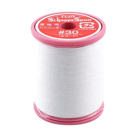 Couse Machine Yarn "Shappspan Ground épais # 30 100m 401 (blanc)" Fujix Fujix