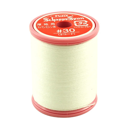 Sewing machine thread "Shappespan thick ground #30 100m 403 (generated) Bank" FUJIX Fujix