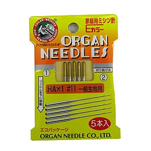 Sewing needle "Organ sewing machine needle e -color #11 GeneralFabricHAE11] Organ Needless Organ Hand