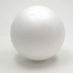 Material de espuma de poliestireno "Bola de baños type de bola de 125 mm 1 pieza S125-1"