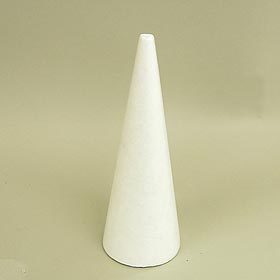 Styrofoam material "cone diameter 90 x 240mm 1 piece"