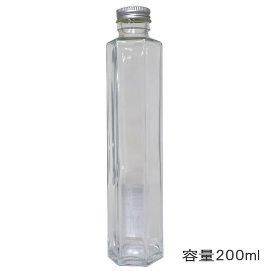 허바리움병 "유리 병 육각형 200ml 캡 실버 314111"Amifa Amifer