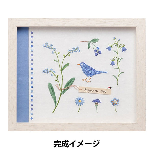 刺繡套件“ Kazuko Aoki Color Collection Blue（藍色）No.963” Lecien Lecien Cosmo Cosmo