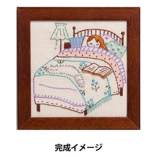 Embroidery kit "Bed Room No.836" Lecien Lecien COSMO Cosmo