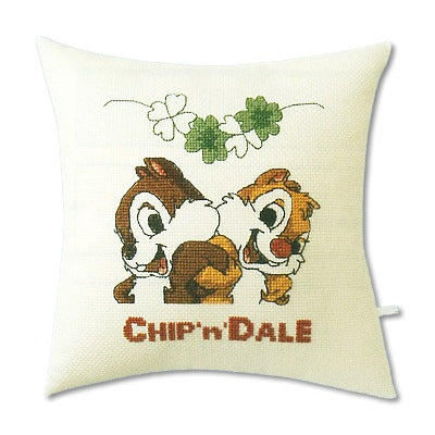 Stickerei Kit "Disney Sticker Kit Cushion Chip & Dale 6035" Olympus