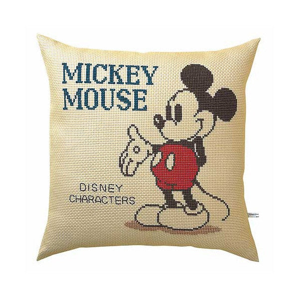 Kit de bordado "Disney Kit Kit Cushion Mickey Mouse (Camel) 5881" Olympus Olimpass