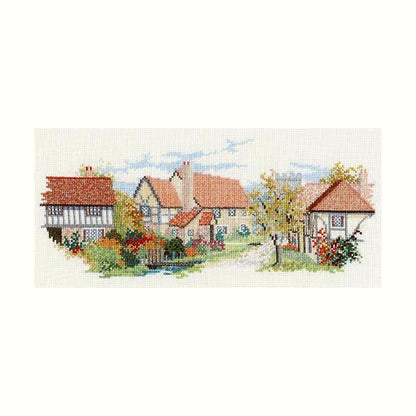 Stickkit "Cross Stitch Sticker Kit Dar ging Wasser Octotorlain (Off -White) 7291" Olympus