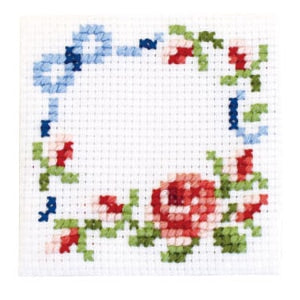 Embroidery kit "embroidery kit with the first cross stitch roseRibbon 9035』 Olympus