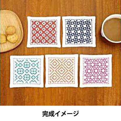 Embroidery kit "At a glance stab coaster SK-293" Olympus