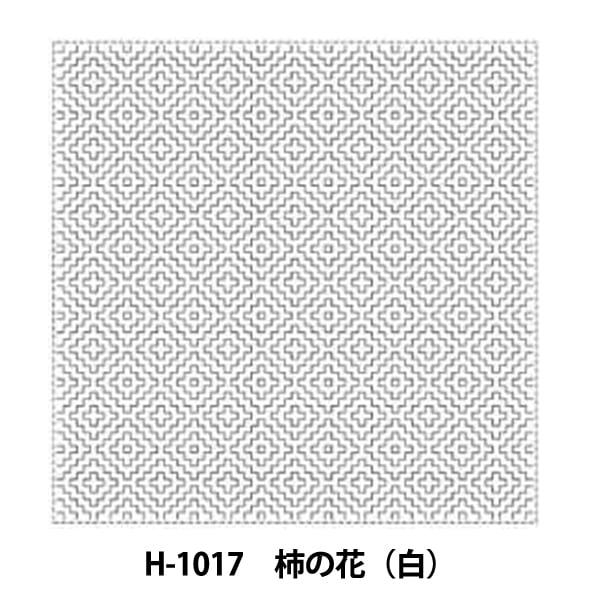 자수 천 『사시코 하나키 천 팩 파키 플라워 (흰색) H-1017] Olympus