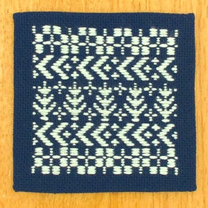 Kit de broderie "Kogin Kit Coaster (bleu foncé) Kogin 30" Olympus Olympus