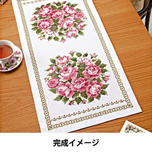 Комплект вышивки "Onoe Megumi Table Center Suite Rose 1195" Olympus orimpass