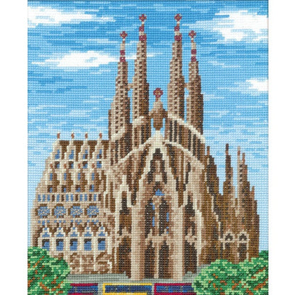 Embroidery kit "Shushu Kit Sagrada Family Spain 7474" Olympus