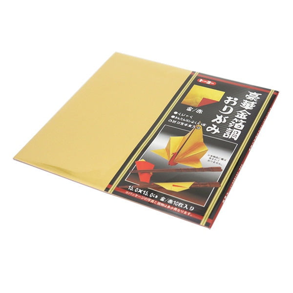 Origami Chiyo Paper "lussuoso foglia d'oro -tono rosso 15.0 008101" Toyo