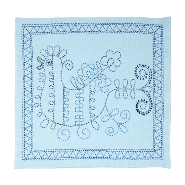 Kit de broderie "Fleurs bleues et Natori" Tulip Tulip