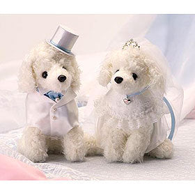 Kit di artigianato per matrimoni "Benvenuto Muscot White Poodle Blue WW-107" Panami Panami Takagi Fibra