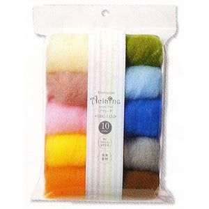 Needle felting "Hamanaka Aquarene 10 Color Set H441-142-2" Hamanaka