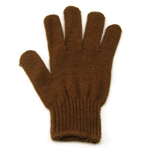 Gakka "Gants de couleur acrylique avec 2 Misasa Misasa marron Col-11"