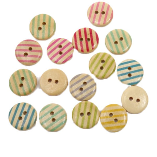 Button "Wood button Mix A Set Border"