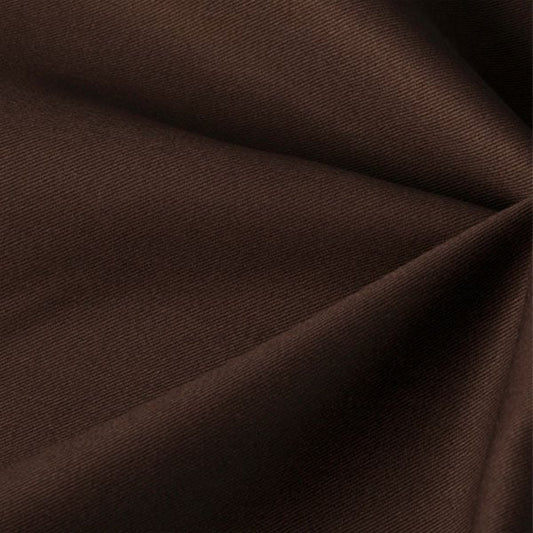 [Dalla quantità 5] tessuto "20 twill cioccolato B17000Z-298"