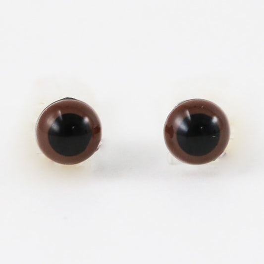 手芸 目 パーツ 『あみぐるみEYE クリスタルアイ 4.5mm ブラウン』 Hamanaka ハマナカ