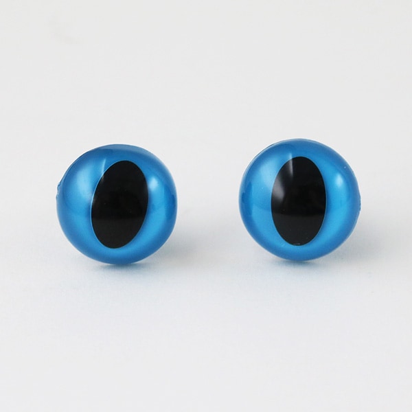 أجزاء العين المصنوعة يدويًا "Amigurumi EYE Cat's Eye 12mm Blue" هاماناكا هاماناكا