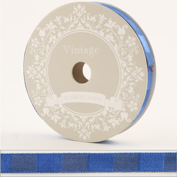 Ribbon "polyesterRibbon 9mm width royal blue]