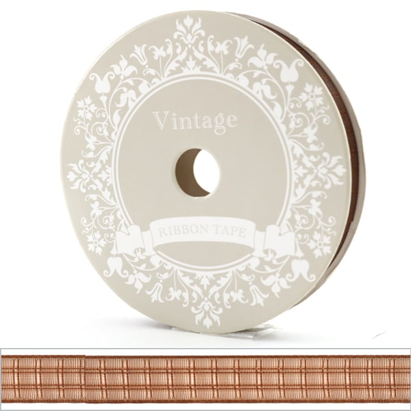 Ribbon "Polyester Organdy Ribbon 9mm Width Cha"