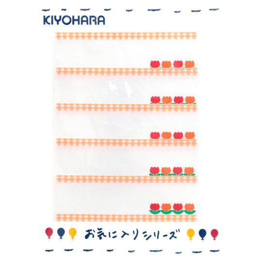 ワッペン 『お気に入りシリーズ ネームラベル チューリップ MOW705』 KIYOHARA 清原