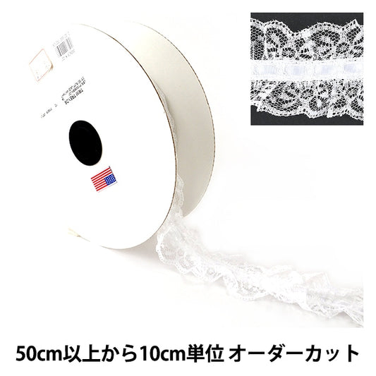 [Aus Quantität 5] Lace Ribon Tape "Spitze weiß 000629 k-c01 billiges Rennen"