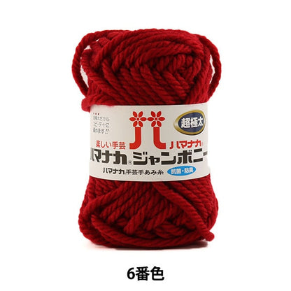 Yarn "Hamanaka Jumbony Super Furious 6th color" Hamanaka