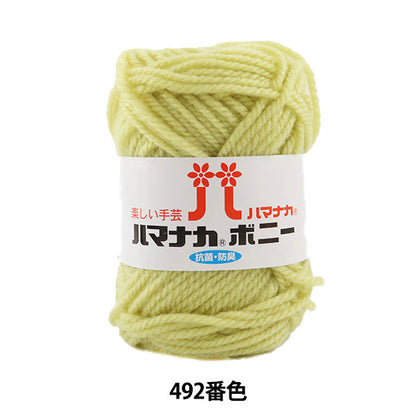 Yarn "Hamanaka Bonnie 492 color" Hamanaka