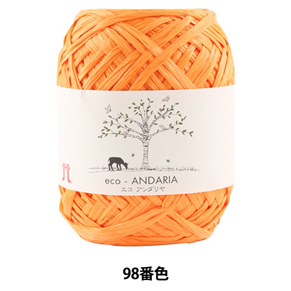 basteln garn "Ecoandariya 98. Farbe" Hamanaka