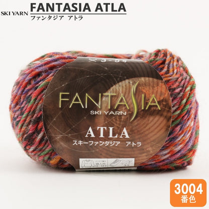 الخريف/الشتاءخيوط الغزل "FANTASIA ATLA (فانتازيا أطلس) اللون 3004" خيوط التزلج SKIYARN