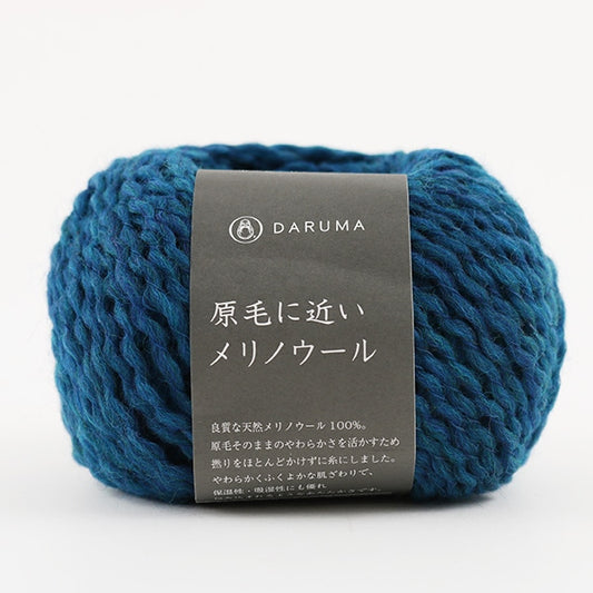 Lana autunnale / inverno "lana merino 7 ° colore vicino alla lana cruda" Daruma dharma yokota