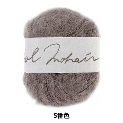 Otoño / Winter Wool "Mohair de lana (mohair de lana) 5to color" Daruma Darma Yokota