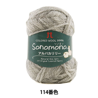 Fall and winterYarn "SONOMONO (Sonomono) AlpacaLily 114th color] Hamanaka