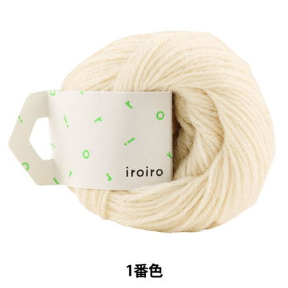 Lana "Iroiro (varios) color 1 -blanco" Daruma Darma Yokota