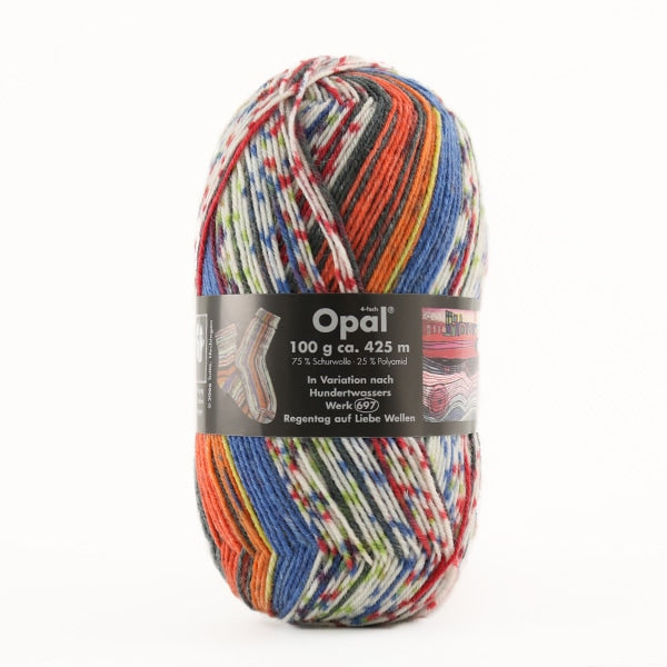 Sockyan Wool "Hundertwasser 1435 №" Opal Opal