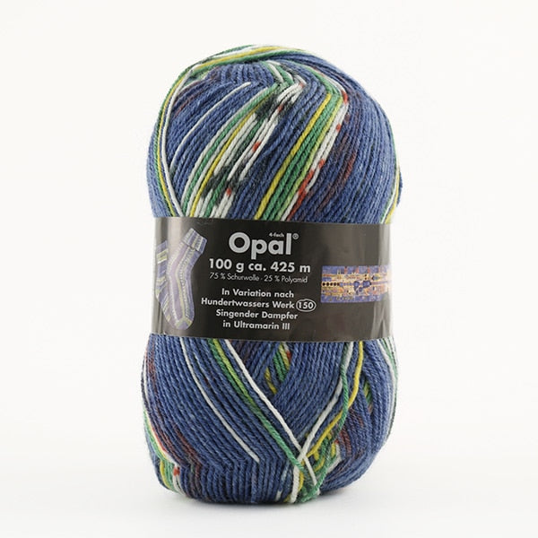 Sockyan Wool "Hundertwasser 1437" Opal Opal