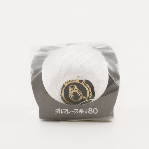 Hilo de ganchillo 『DARUMAHilo de ganchillo #80 5G 1 (blanco) Número] Daruma DARUMA Yokota