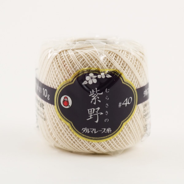 레이스 실 "Shino #40 10g 3 (크림) Bard"Daruma DARUMA 요코타