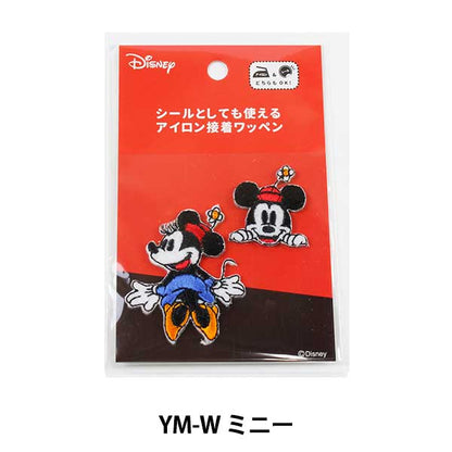 标志“铁粘合标志Mickey Mouse Mouse Mousnie Mouse A YM-W Minnie” Kokka Kokka