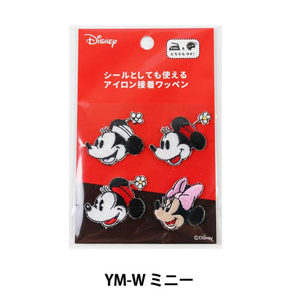 Emblem "Eisenkleber Emblem Mickey Mouse Minney Mouse B YM-W Minnie" KOKKA