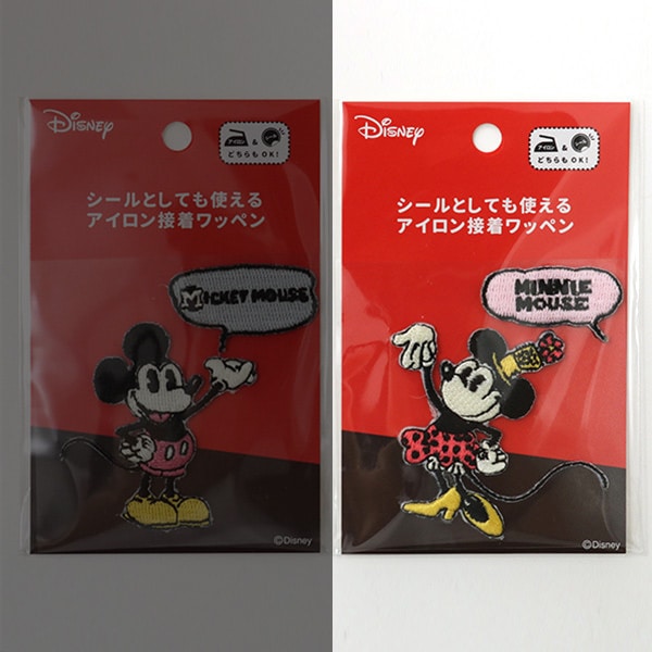 Patch "Iron glue Patch Disney Mickey Mouse Minnie Mouse E YM-W Minnie " KOKKA