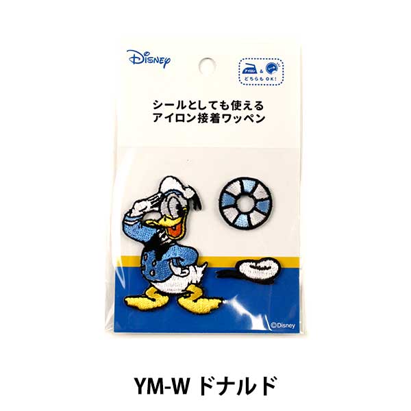 Emblema "Emblema adesivo di ferro Donald Daisy Duck B Ym-W Donald" Kokka Kokka